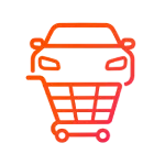 Gradient Car and Shopping Cart Icon - Neo360 - Neo360