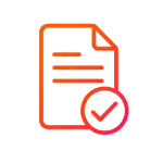 Gradient Document Checklist Icon - Neo360 - Neo360